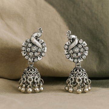 The Peacock Whisper Earrings