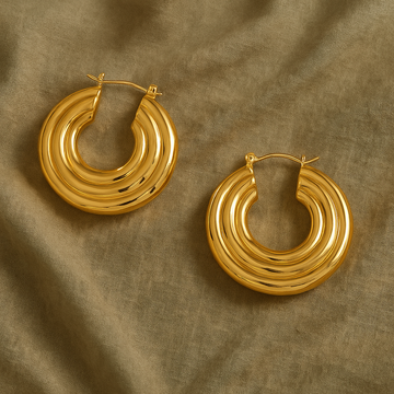 Lunar Hoops Earrings