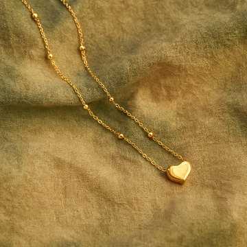 Heart & Bead Necklace
