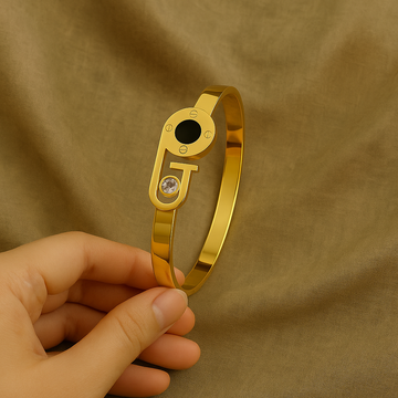 Classic Gold Code Bracelet