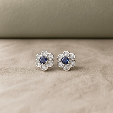 Midnight Sapphire Earrings