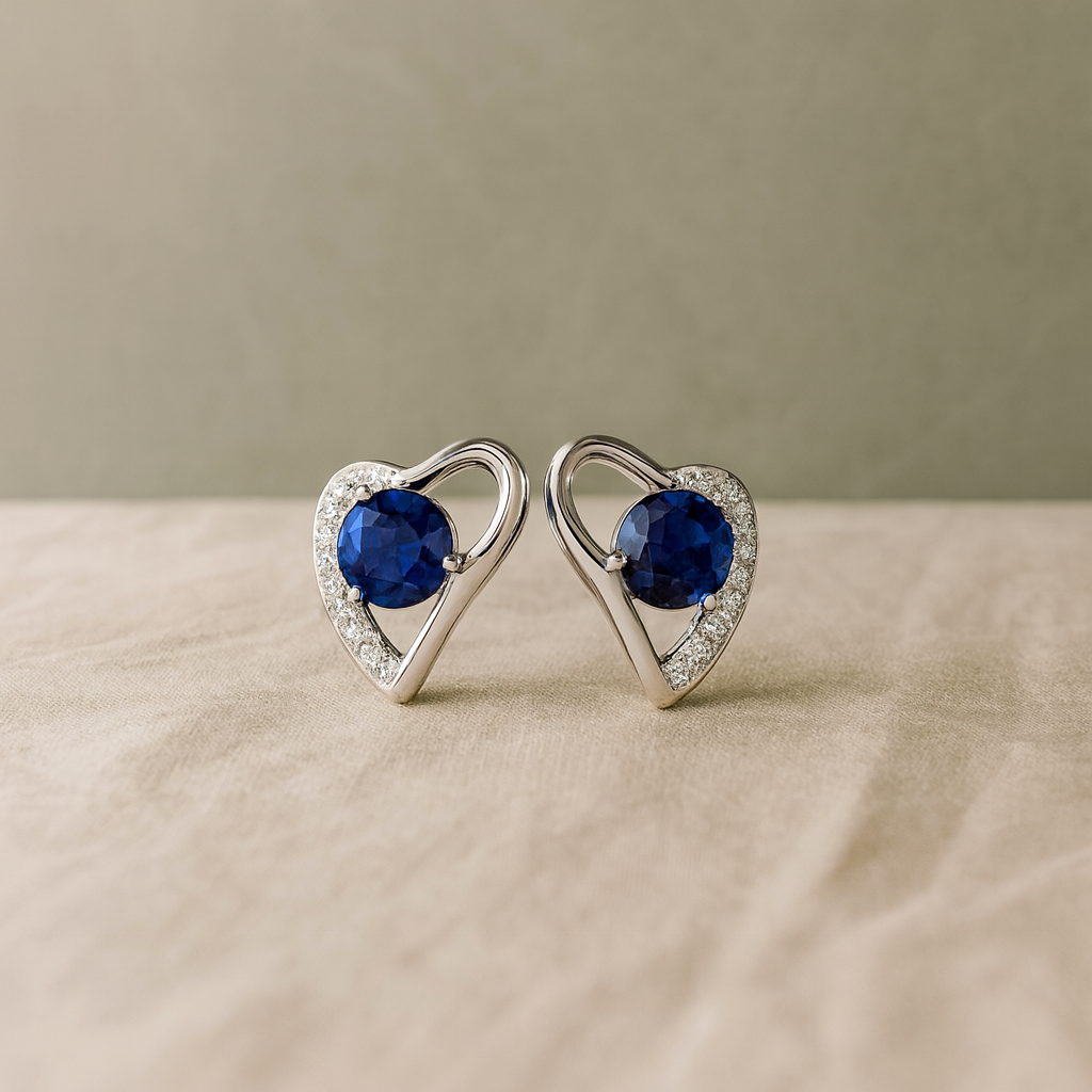 Blue Love Earrings
