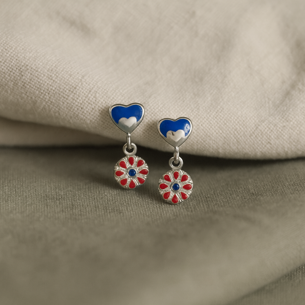 Scarlet Heart Earrings