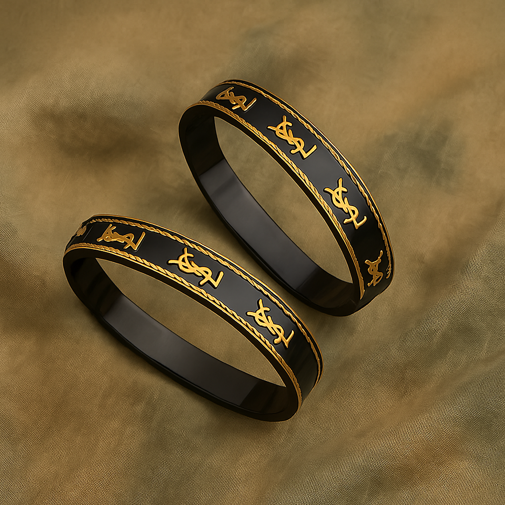 Classic Black Cuff Bracelet