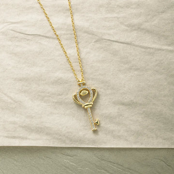 Key to Her Heart Necklace