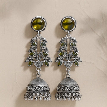 Neelpatra Jhumka Earrings