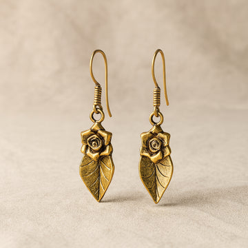 Golden Petal Earrings