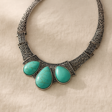 Oxidized Vintage Necklace