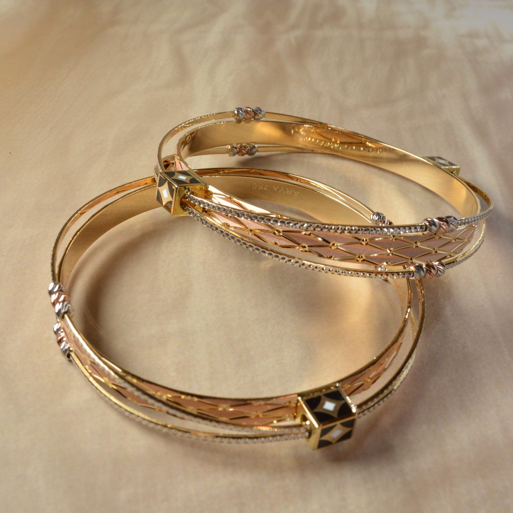Fancy Gold Bangles