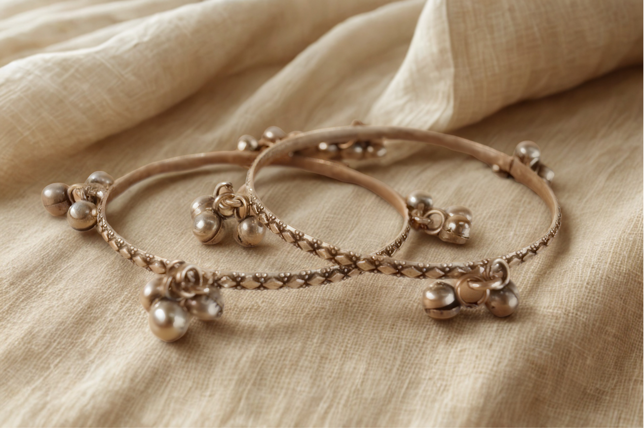 Oxidized Ghungroo Bangles