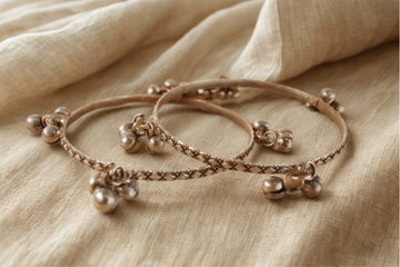 Oxidized Ghungroo Bangles